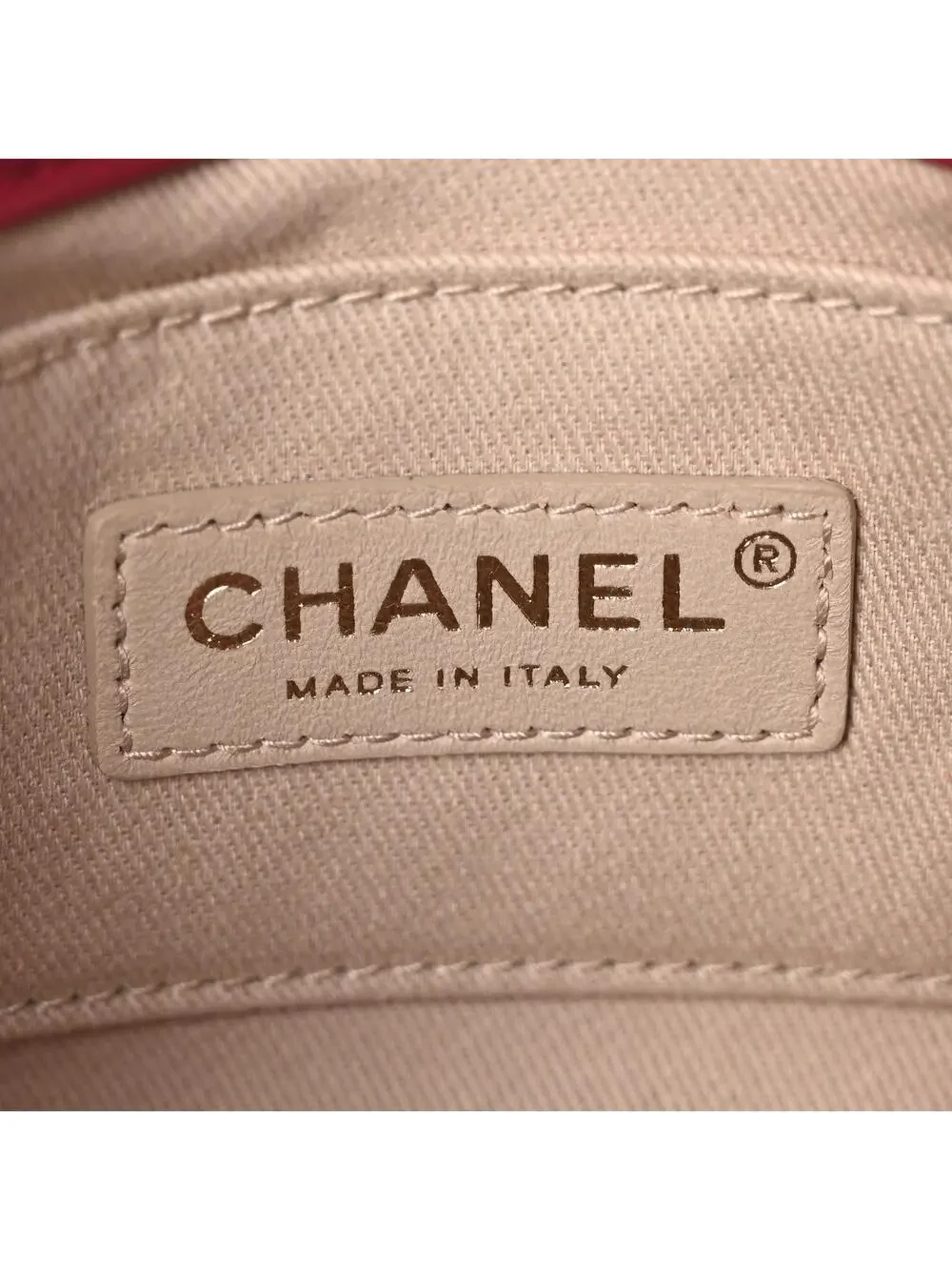 Chanel Calfskin Chevron Stitched Coco #256977C19B